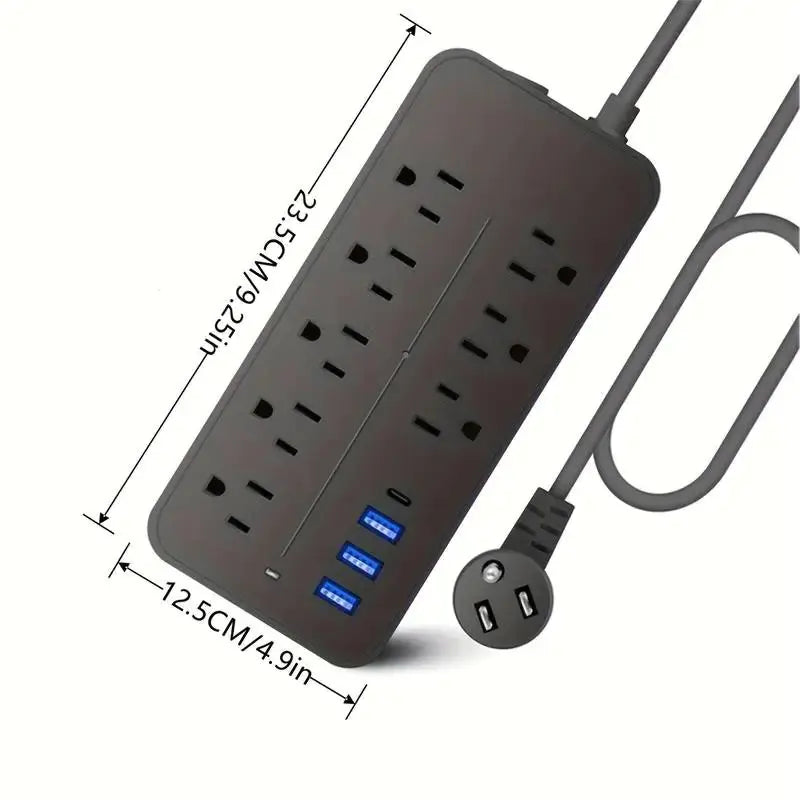 MaxGuard Surge Protector - 8 AC & 3 USB + 1 USB-C Power Station